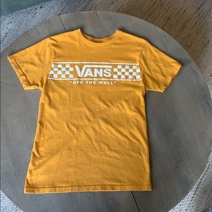 Yellow vans off the wall shirt